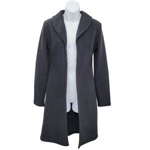 2/$20 Y2K Costa Blanca Black Long Coat Jacket Size: XS